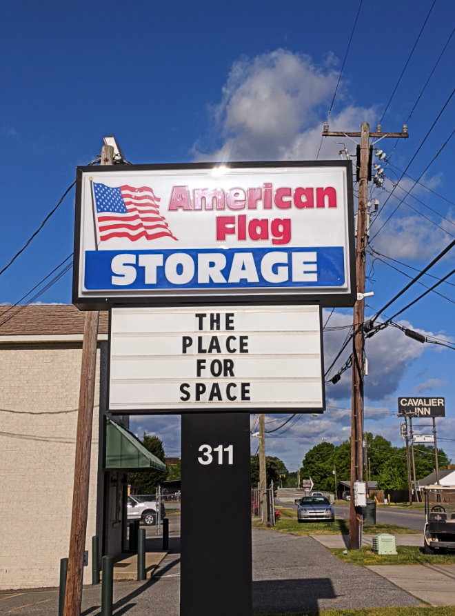 American Flag Storage JJ Drive